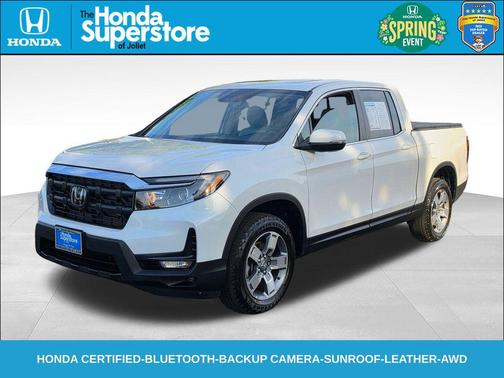 Platinum White Pearl 2024 Honda Ridgeline RTL