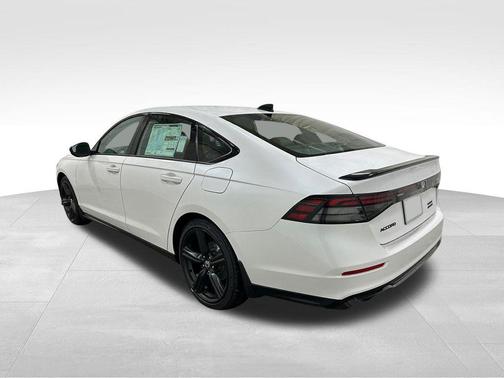 Platinum White Pearl 2026 Honda Accord Hybrid Sport-L