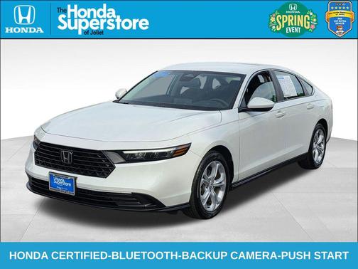 Platinum White Pearl 2024 Honda Accord LX 1.5T
