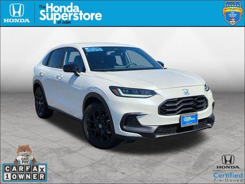 Platinum White Pearl 2025 Honda HR-V Sport
