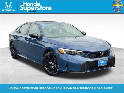 Blue Lagoon Pearl 2026 Honda Civic Hybrid Sport