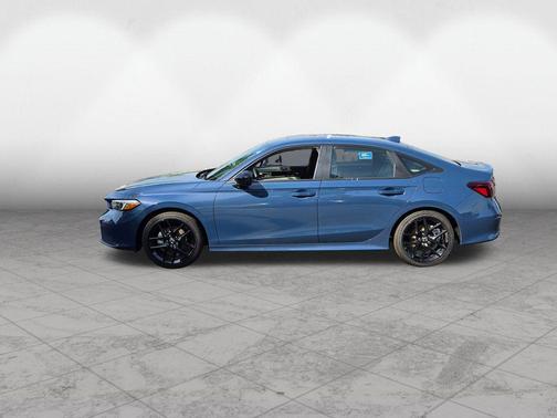 Blue 2026 Honda Civic Hybrid Sport