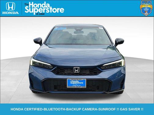 Blue Lagoon Pearl 2026 Honda Civic Hybrid Sport