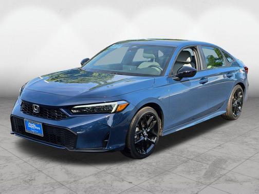 Blue 2026 Honda Civic Hybrid Sport