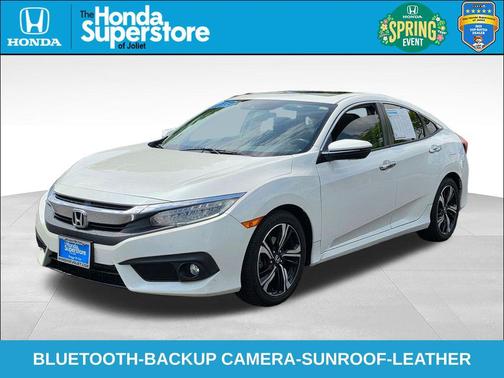 Taffeta White 2017 Honda Civic Touring