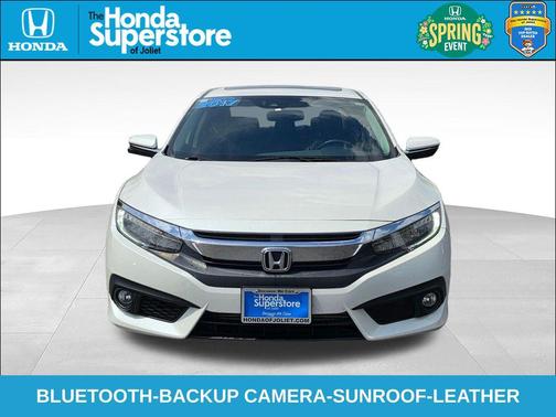 Taffeta White 2017 Honda Civic Touring