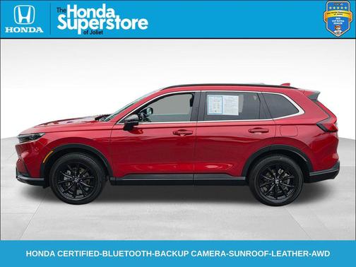 Radiant Red Metallic 2025 Honda CR-V Hybrid Sport AWD
