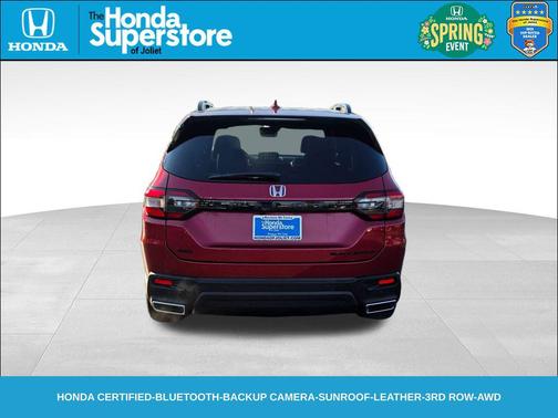 Radiant Red Metallic II 2025 Honda Pilot Black Edition