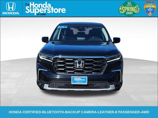 Crystal Black Pearl 2024 Honda Pilot EX-L