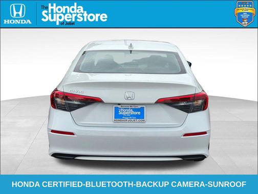 Platinum White Pearl 2024 Honda Civic EX