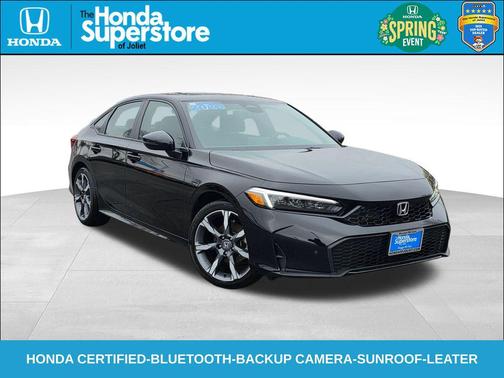 Crystal Black Pearl 2026 Honda Civic Hybrid Sport Touring