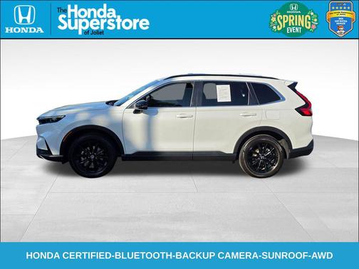 Platinum White Pearl 2024 Honda CR-V Hybrid Sport AWD