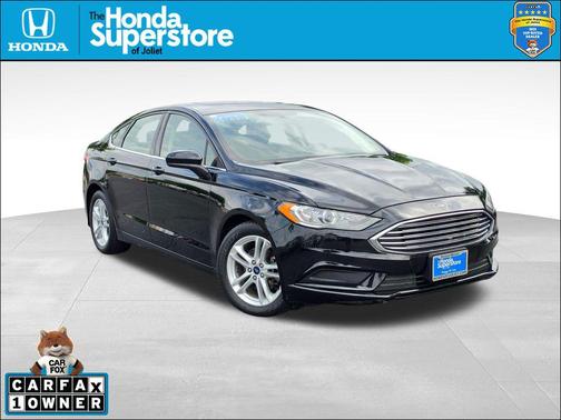 Shadow Black 2018 Ford Fusion SE
