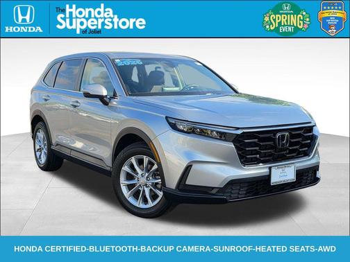 Solar Silver Metallic 2025 Honda CR-V EX