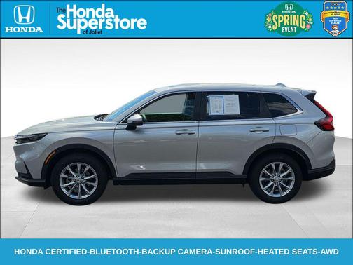 Solar Silver Metallic 2025 Honda CR-V EX