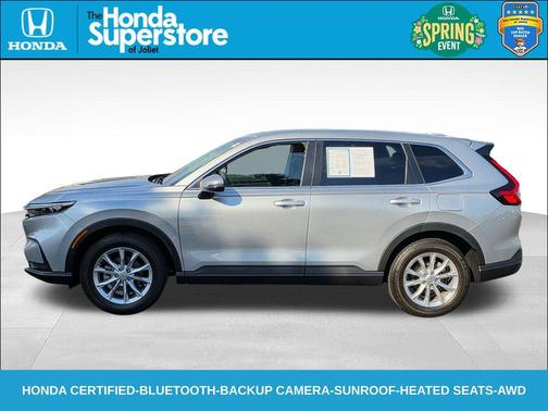 Solar Silver Metallic 2025 Honda CR-V EX