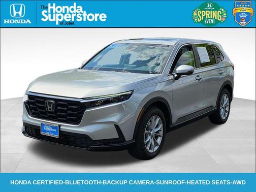 Solar Silver Metallic 2025 Honda CR-V EX