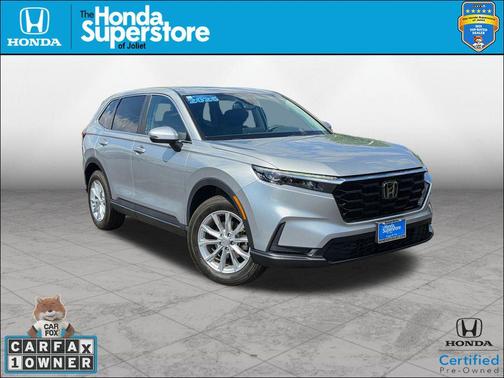 Solar Silver Metallic 2025 Honda CR-V EX