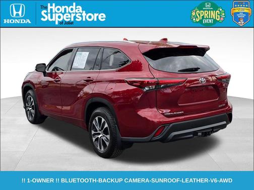 Ruby Flare Pearl 2021 Toyota Highlander XLE