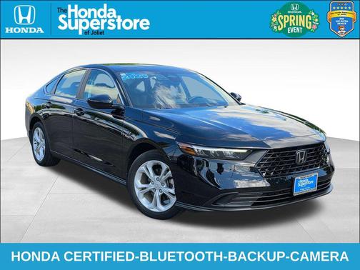 Black 2023 Honda Accord LX 1.5T