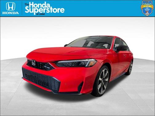 Milano Red 2026 Honda Civic Hybrid Sport Touring