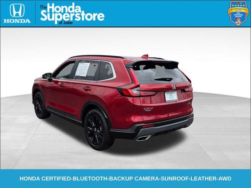 Radiant Red Metallic 2025 Honda CR-V Hybrid Sport Touring AWD