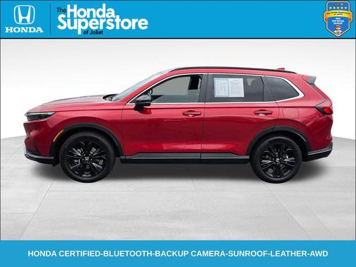 Radiant Red Metallic 2025 Honda CR-V Hybrid Sport Touring AWD