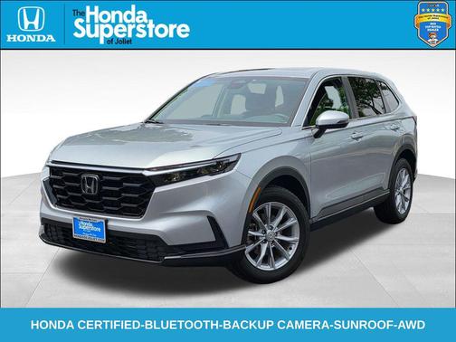 Solar Silver Metallic 2025 Honda CR-V EX