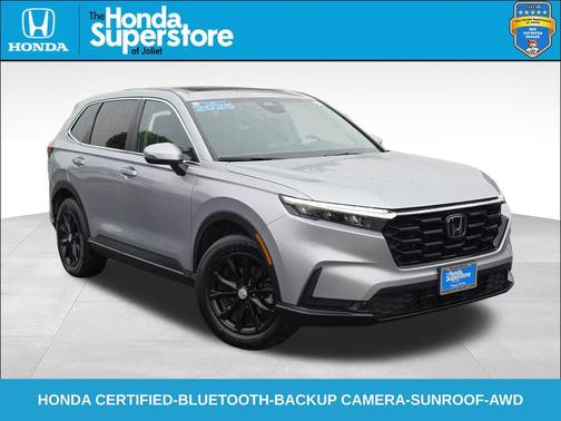 Solar Silver Metallic 2025 Honda CR-V EX