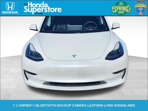 White 2021 Tesla Model 3 Long Range