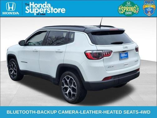 Bright White Clearcoat 2025 Jeep Compass Limited