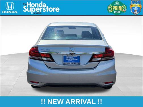 Alabaster Silver Metallic 2013 Honda Civic LX