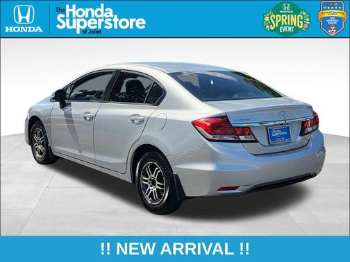 Alabaster Silver Metallic 2013 Honda Civic LX