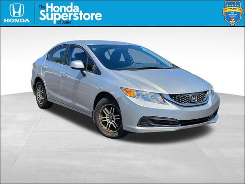 Silver 2013 Honda Civic LX