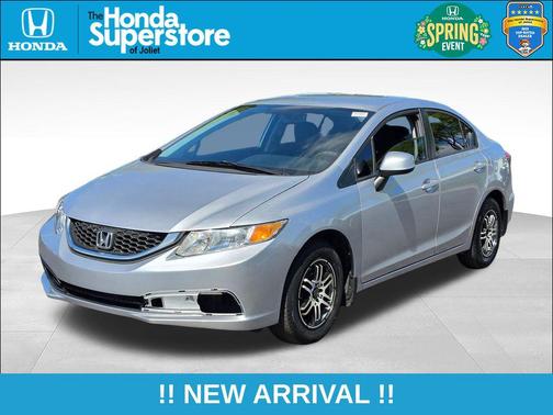 Alabaster Silver Metallic 2013 Honda Civic LX
