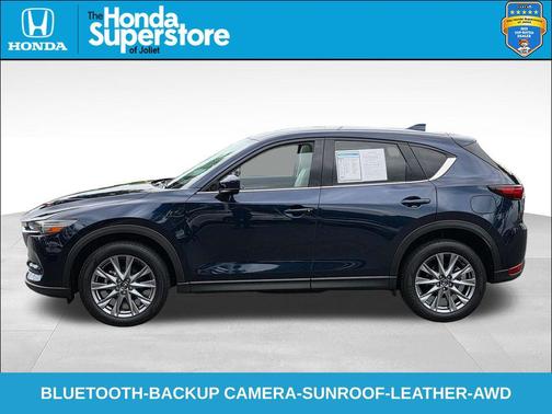 Deep Crystal Blue Mica 2021 Mazda CX-5 Grand Touring