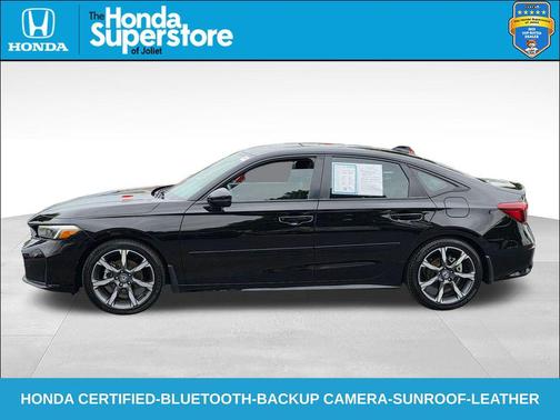 Crystal Black Pearl 2025 Honda Civic Hybrid Sport Touring