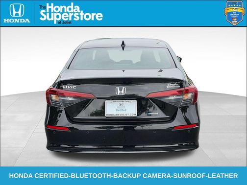 Crystal Black Pearl 2025 Honda Civic Hybrid Sport Touring