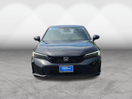 Crystal Black Pearl 2025 Honda Civic Hybrid Sport Touring