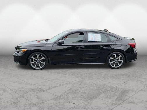 Crystal Black Pearl 2025 Honda Civic Hybrid Sport Touring