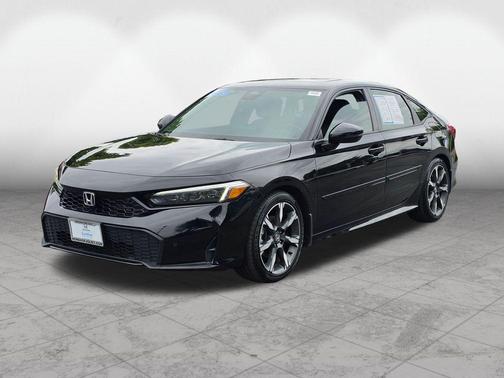 Crystal Black Pearl 2025 Honda Civic Hybrid Sport Touring
