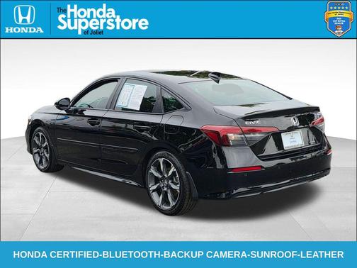 Crystal Black Pearl 2025 Honda Civic Hybrid Sport Touring