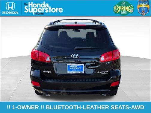 Ebony Black 2009 Hyundai SANTA FE Limited
