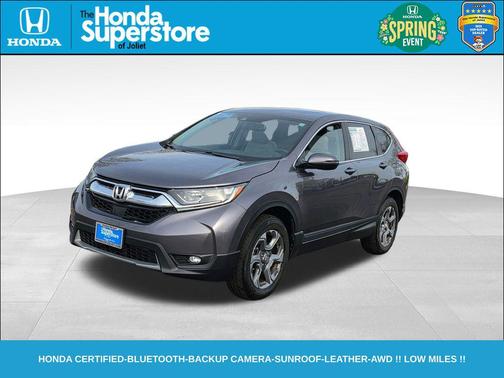 Modern Steel Metallic 2018 Honda CR-V EX-L