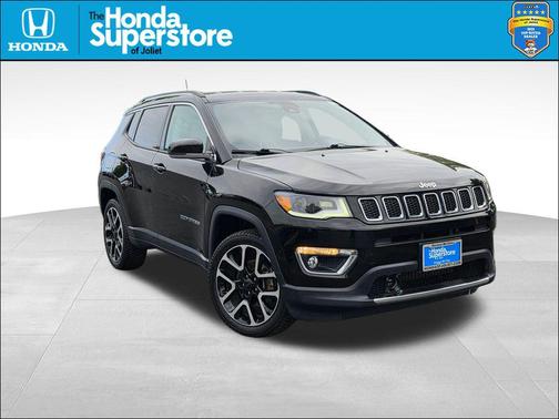 Diamond Black Crystal Pearlcoat 2019 Jeep Compass Limited
