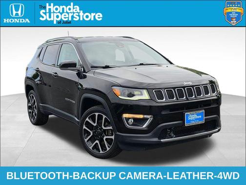 Diamond Black Crystal Pearlcoat 2019 Jeep Compass Limited
