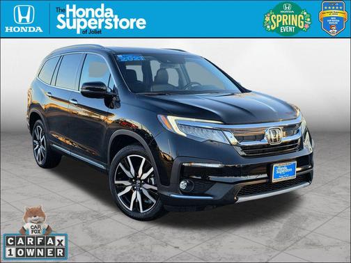 Crystal Black Pearl 2021 Honda Pilot Touring 8-Passenger