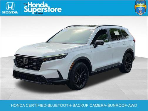 Platinum White Pearl 2024 Honda CR-V Hybrid Sport AWD
