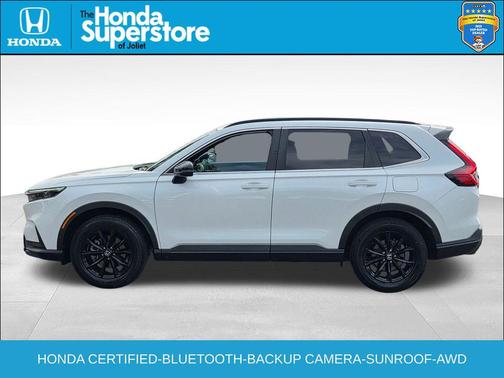 Platinum White Pearl 2024 Honda CR-V Hybrid Sport AWD