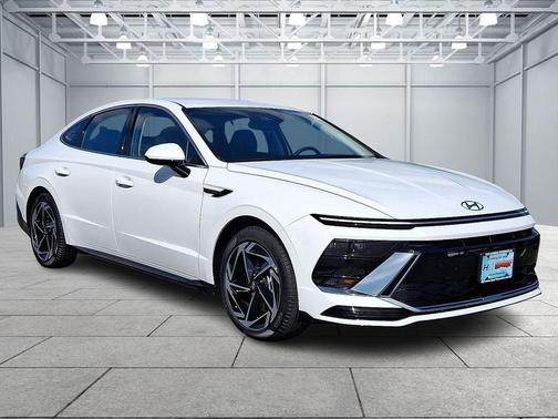 Serenity White 2026 Hyundai SONATA SEL Sedan